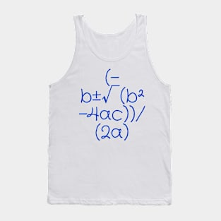 Quadratic Formula Tank Top